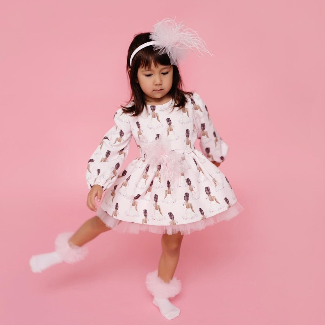 Daga - Dancing Queen Print Dress - Pink – Bluebells Boutique