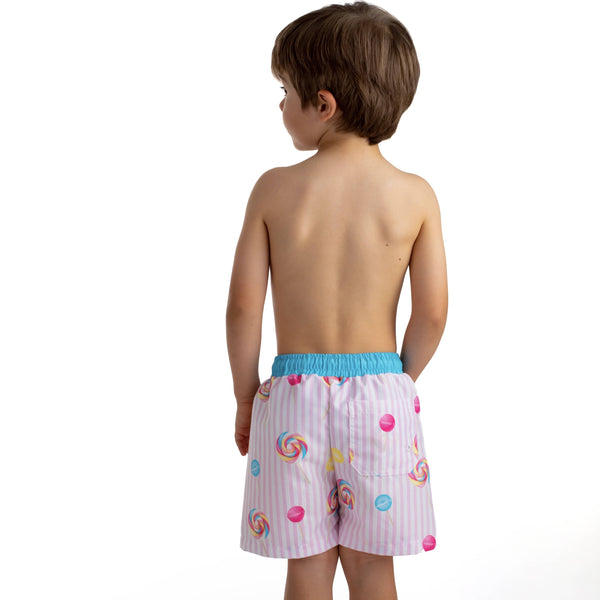 Calzedonia Kids Boy's Formentera Boxer-Style Mini Me Swimming Trunks :  : Fashion