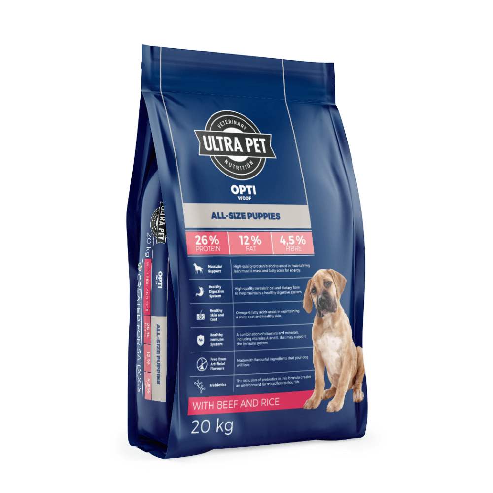 ultra dog optiwoof puppy 20kg