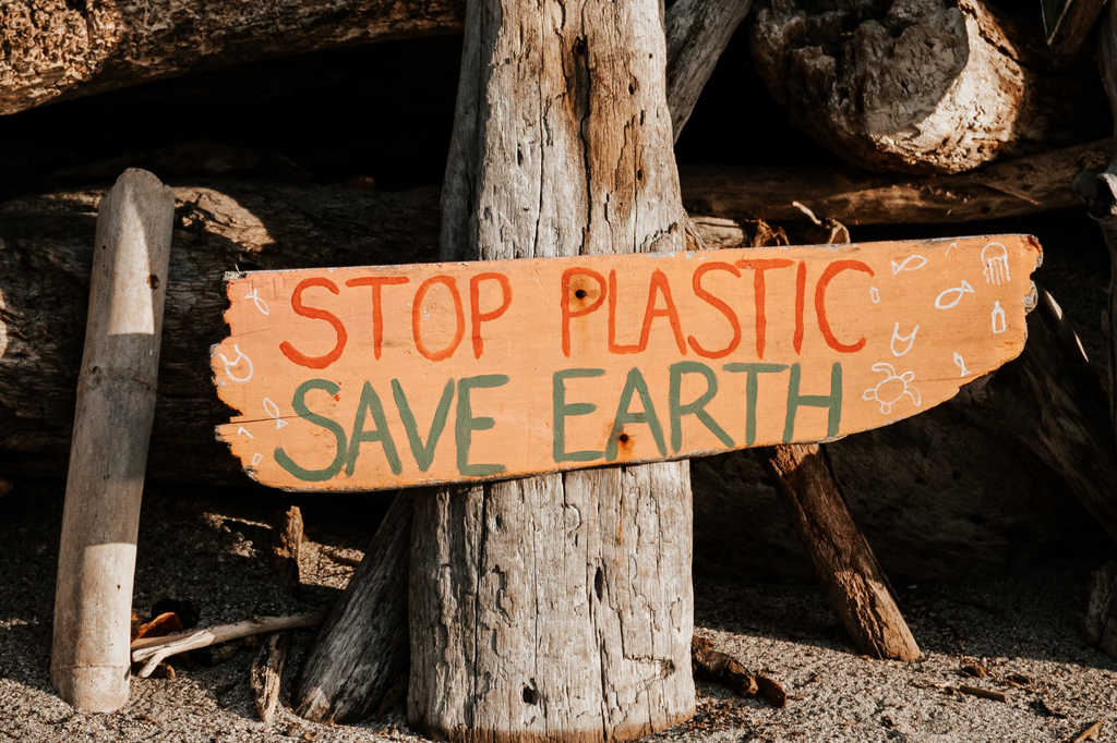 Stop plastic, save earth