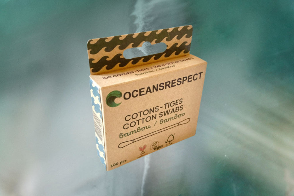 Cotons-tiges biodégradables en bambou Oceansrespect