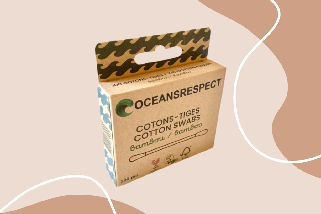 Oceansrespect eco-responsible bamboo cotton swabs