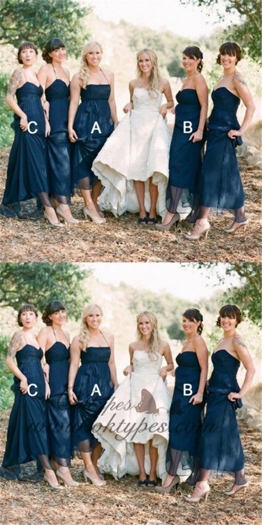 navy blue bridesmaid dresses with 