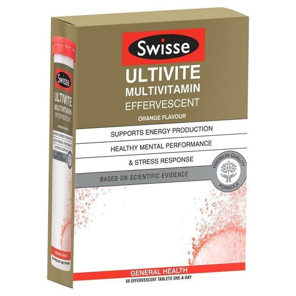 Swisse Ultivite Multivitamin Vitamin B Effervescent 60 Tablets