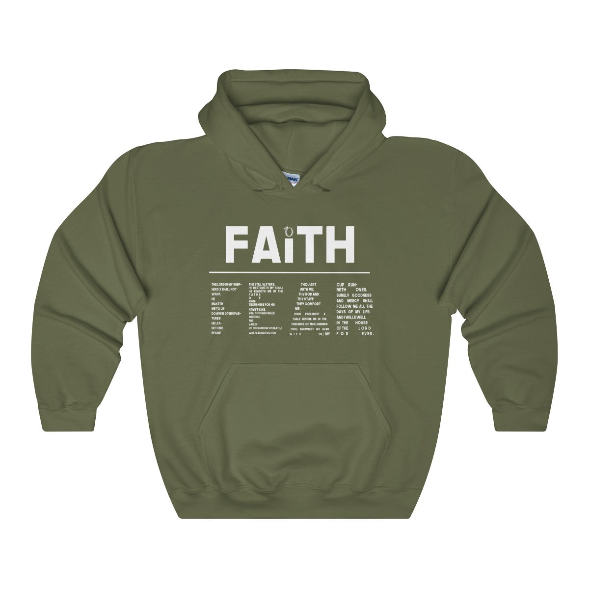 faith hooded sweatshirt