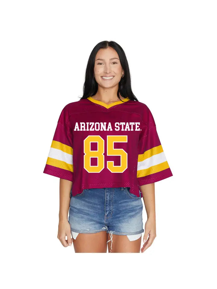 ASU Crop Football Jersey-LICENSED PRODUCT