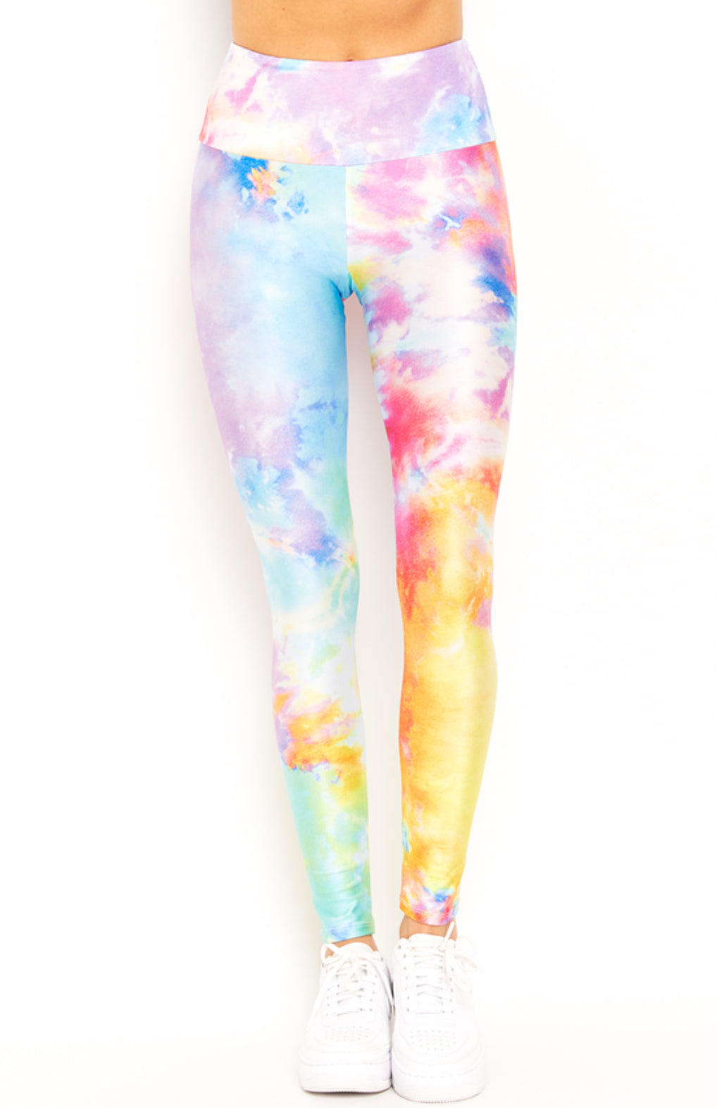 Rainbow Tie Dye Leggings Crop – Rolling Rack Boutique