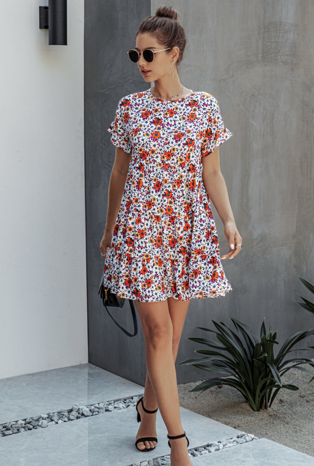 floral babydoll dress