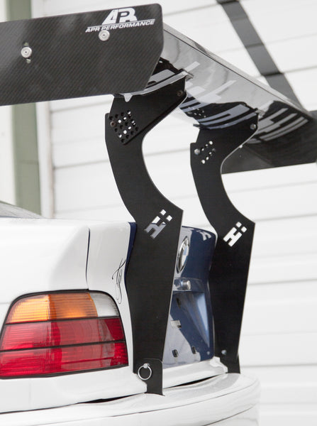 HARD Motorsport Chassis-Mount Spoiler Upright Kit - BMW E36 Coupe