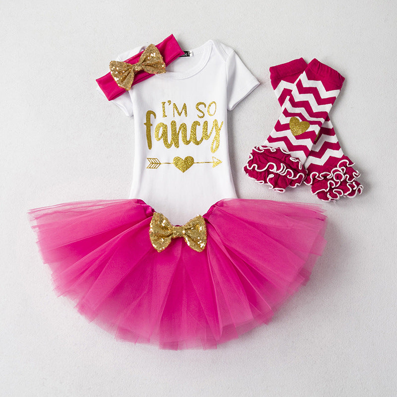 rose tutu dress with romper and skirts