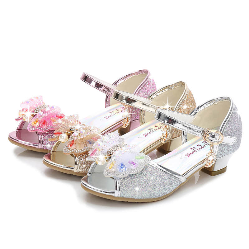 3 Colors Available for this Sweet Princess Wedding Sandals