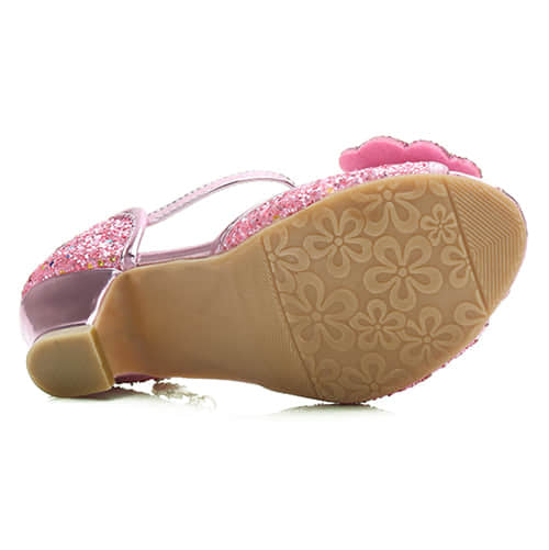 Soft Leather Anti-Slip Sole for Kids Girls Age 3-14