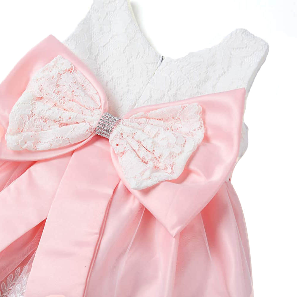 Cute Christening Baptism Flower Dress