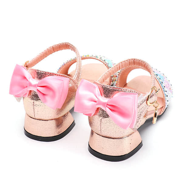 Flower Bowknot at Rear Make the Shoes Elegant