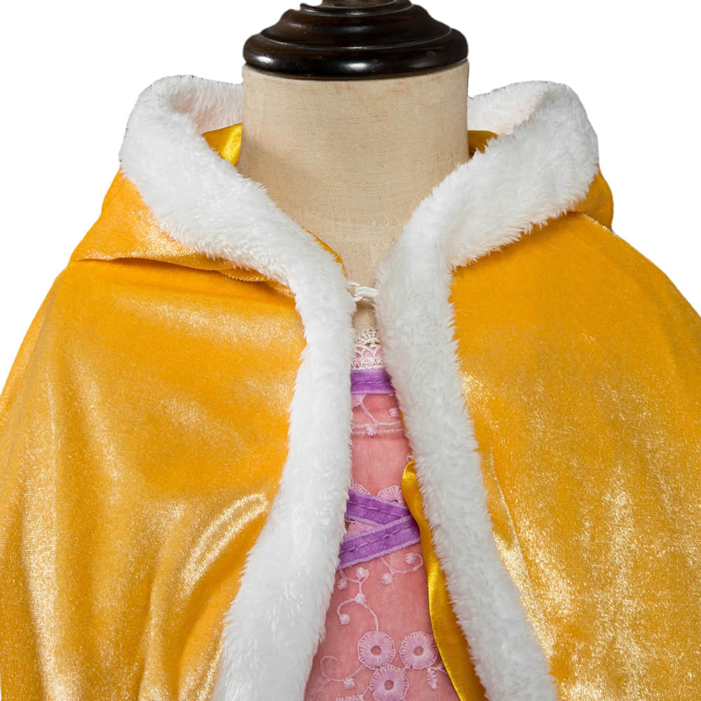 Button Closure Design with a Cape Keep Your Angle Warm