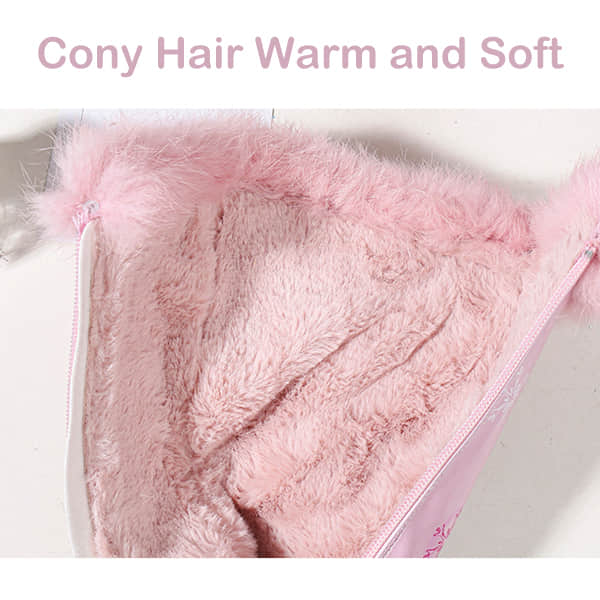 Cony Hair Comfortable and Warm
