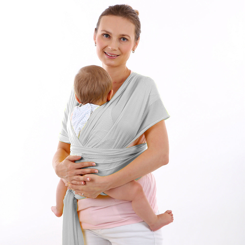 grey_baby_wrap_carrier_mulitifuntion_breastfeeding