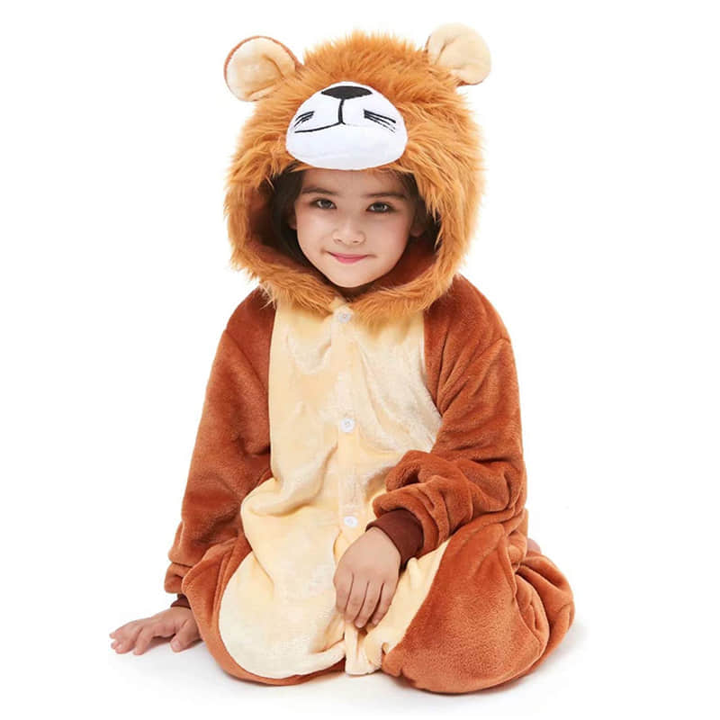 Vivid Cute Animal Cosplay Costume Pajamas for Kids