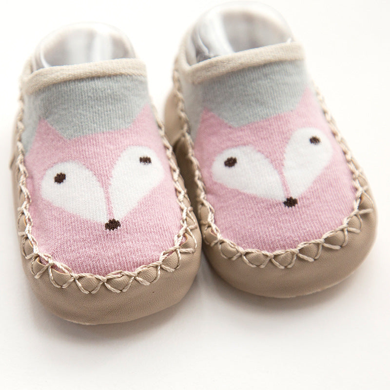 pink_fox_printed_socks_for_baby