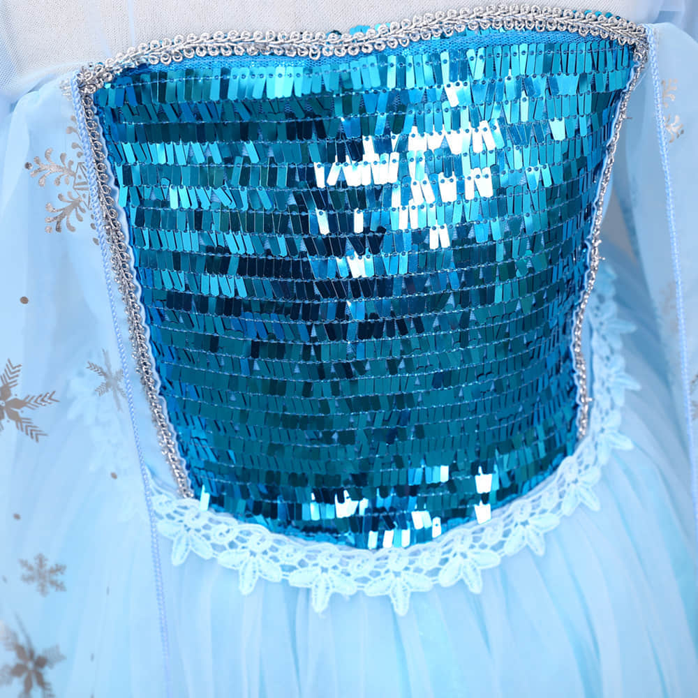Glitter Sequins Bodice and Multi-Layer Tulle Skirt