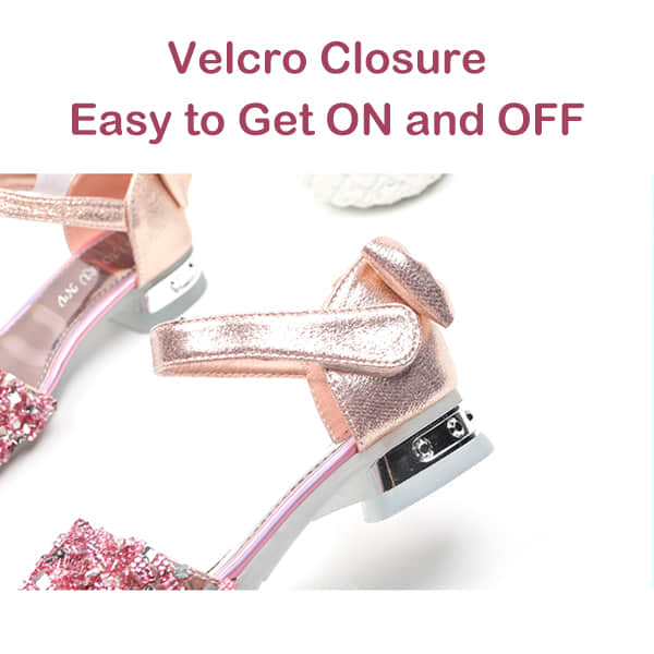 Velcro Closure Easy for Girls Kids to Get ON and OFF