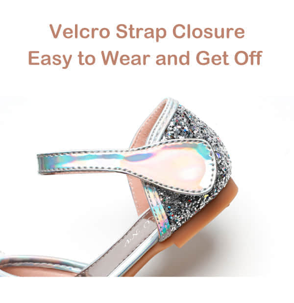 Velcro Closure Easy for Girls Kids to Get ON and OFF