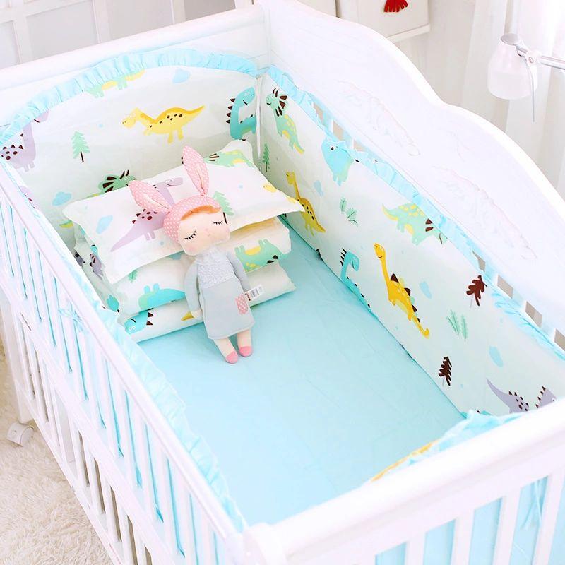 Baby Products Online - Baby Bumper Bed Braid Knot Cushion Cushion Bumper  for Baby Bebe Baby Crib Protector Baby Bumper Bumper Room Decor Baby Crib  Protector - Kideno