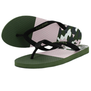 khaki green flip flops