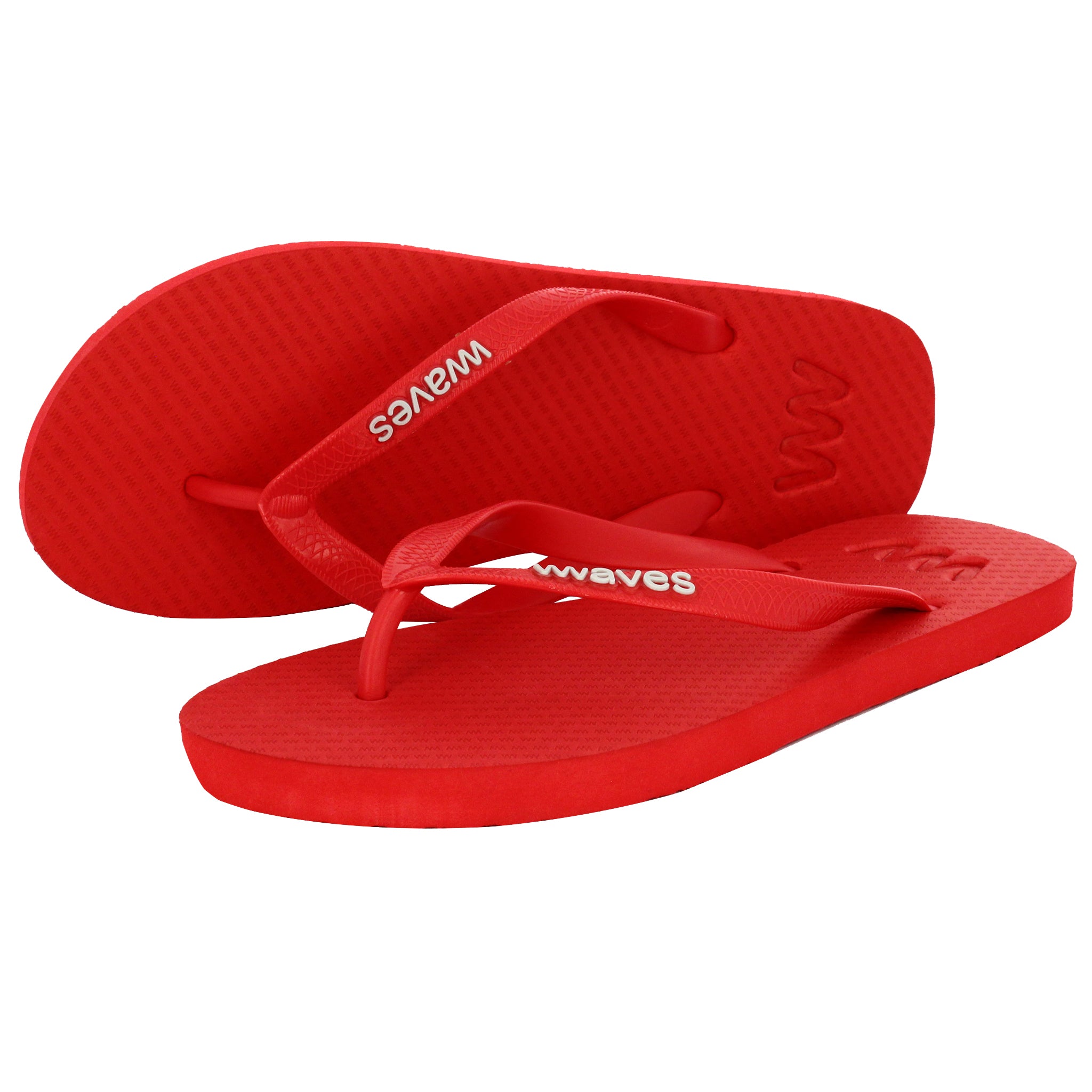 cheap red flip flops