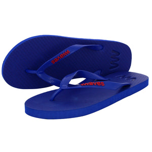 cobalt blue flip flops