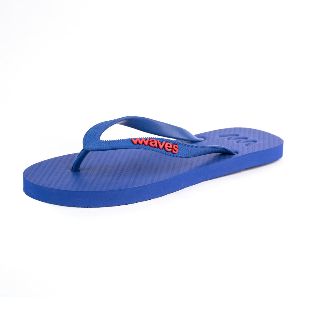 Royal Blue Classic Flip Flops, Unisex – Waves Flip Flops USA