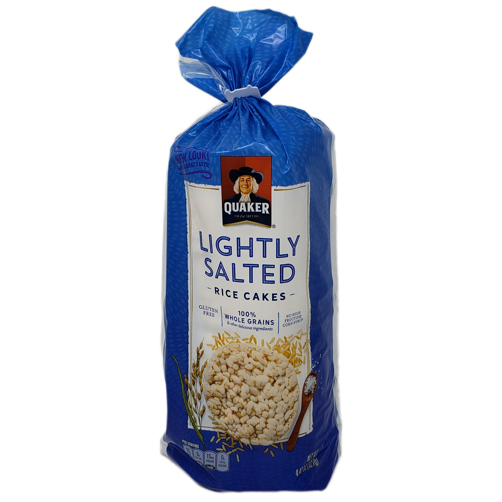 Quaker Lightly Salted Rice Cakes Nutrition – Runners High Nutrition