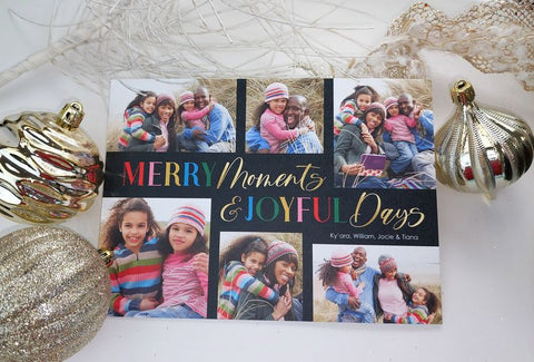 Cute Buttons Gift and Paper Boutique Holiday Cards