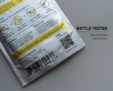 Battle tested gun wipes