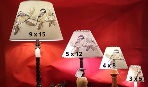 Lamp Shade Size Chart