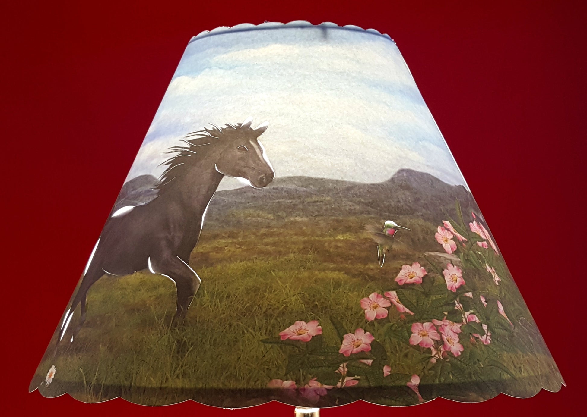 equestrian lamp shades