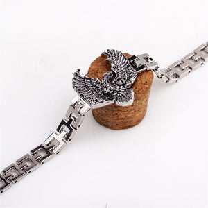 Hawk Eagle Cuff Bangle Bracelet for Men