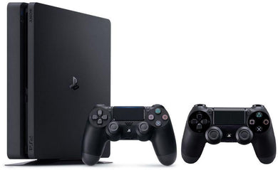 sony playstation 4 slim 1tb & 2x dualshock 4