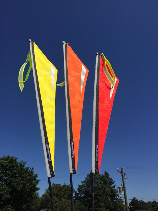 recumbent trike safety flags