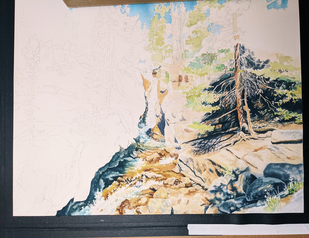 Painting Chasm Falls