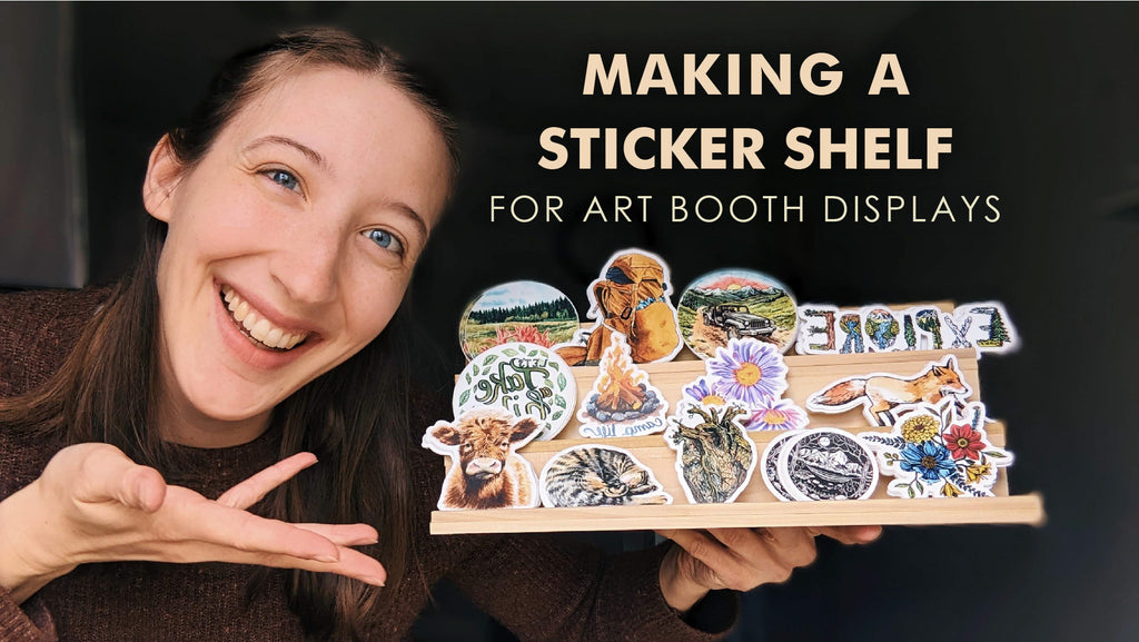 How to Make a Sticker Display – Kim Everhard Art