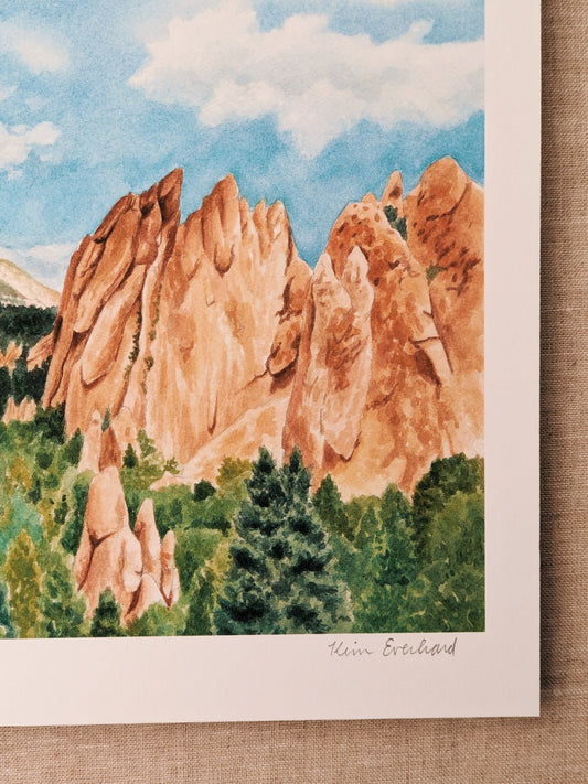 Garden of the Gods - Original Painting - 11x14 – Kim Everhard Art