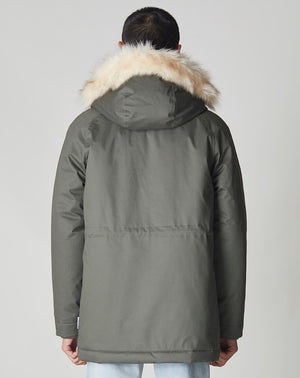 Bellfield Clothing Midland Fur Trim Oversized Parka | Men's Jacket