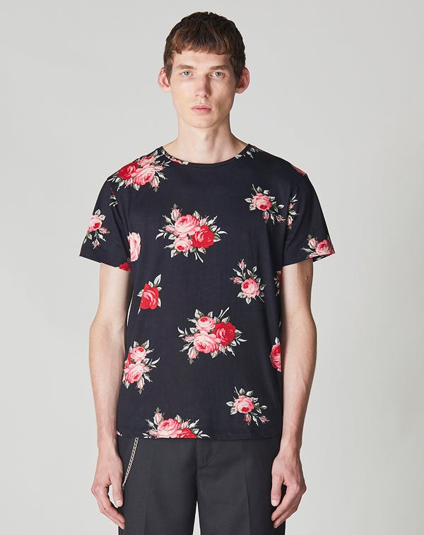 Zara - Flower T-Shirt - Beige - Unisex