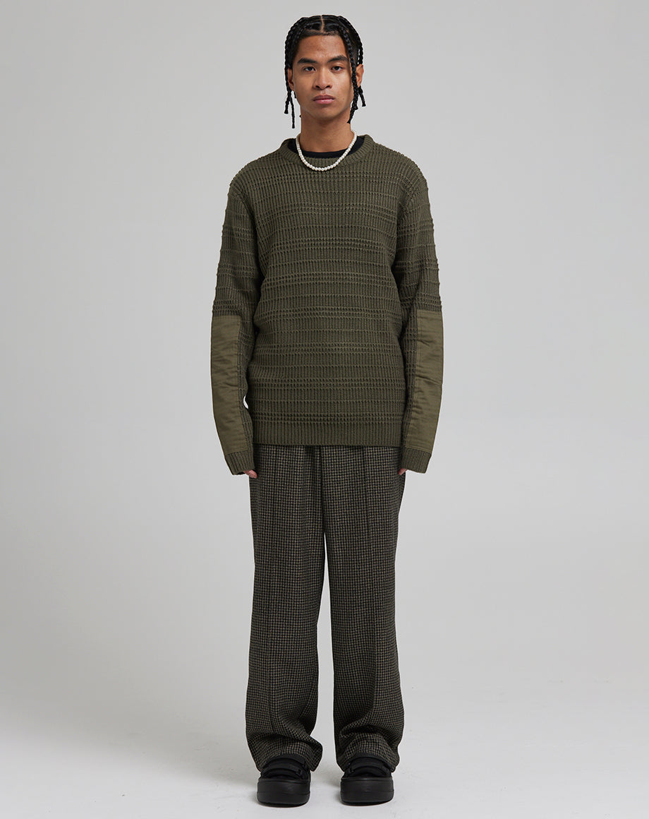 D/STRUCT GLOWEN MEN'S UTILITY STYLE JUMPER | KHAKI - Bellfield Clothing