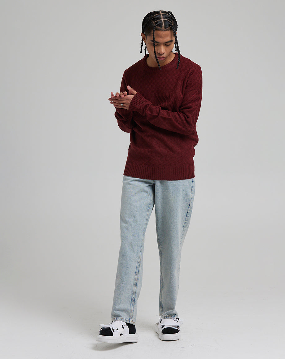 D/STRUCT VIPER MEN'S CABLE KNIT JUMPER | PORT MARL - Bellfield Clothing