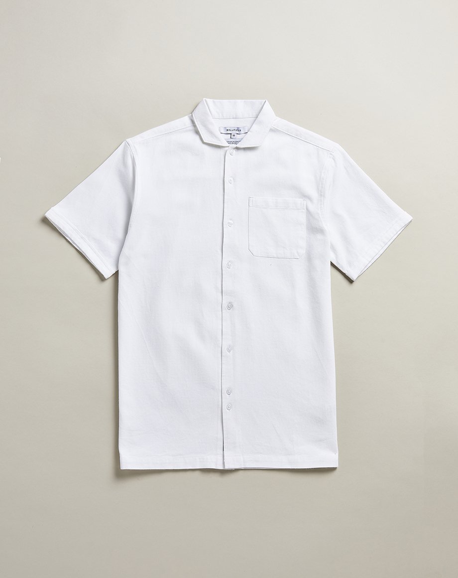 Bellfield Campo Men's Shirt in White - Bellfield Clothing