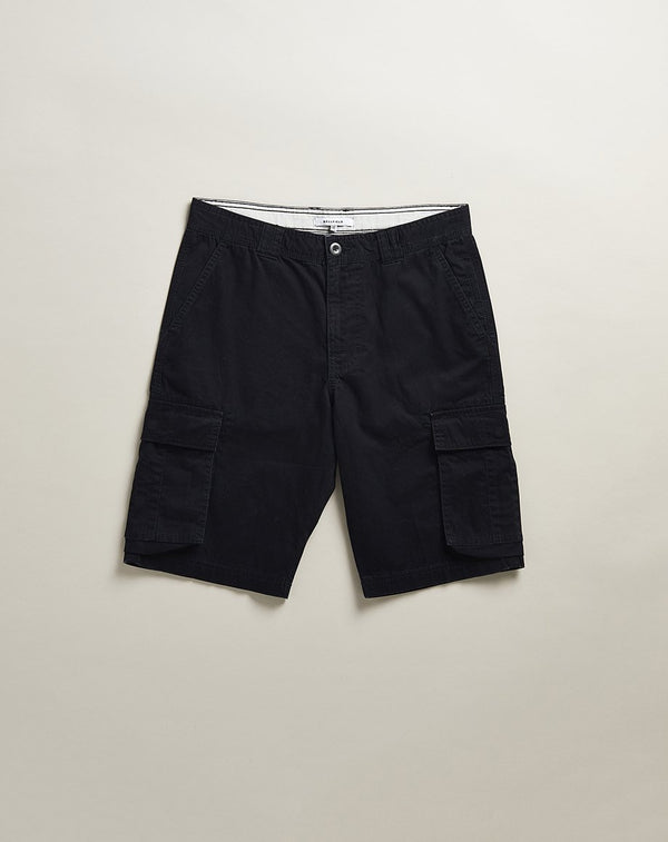 Bellfield Odisha Cargo Men's Shorts in Black - Bellfield Clothing