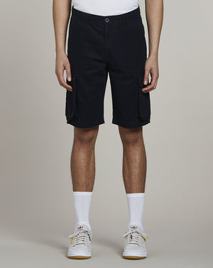 Bellfield Odisha Cargo Men's Shorts in Black - Bellfield Clothing