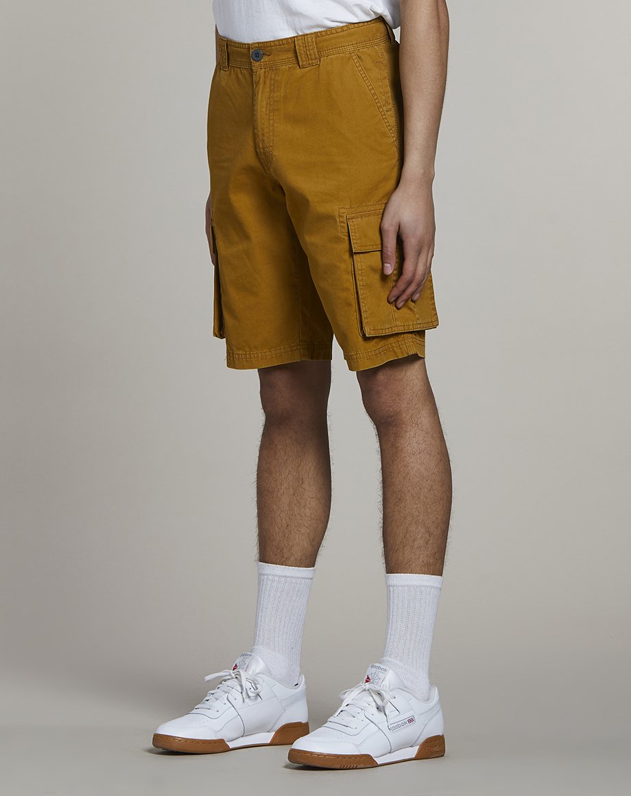 Bellfield Odisha Cargo Men's Shorts in Tobacco - Bellfield Clothing